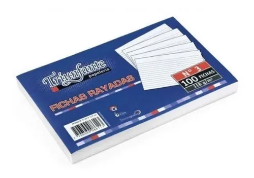 Fichas triunfante rayadas nro. 3