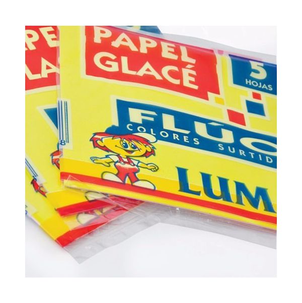 Papel glace luma fluo
