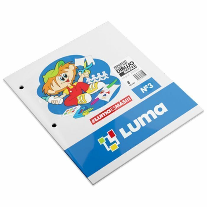 Repuesto luma de hojas nro3 blancas