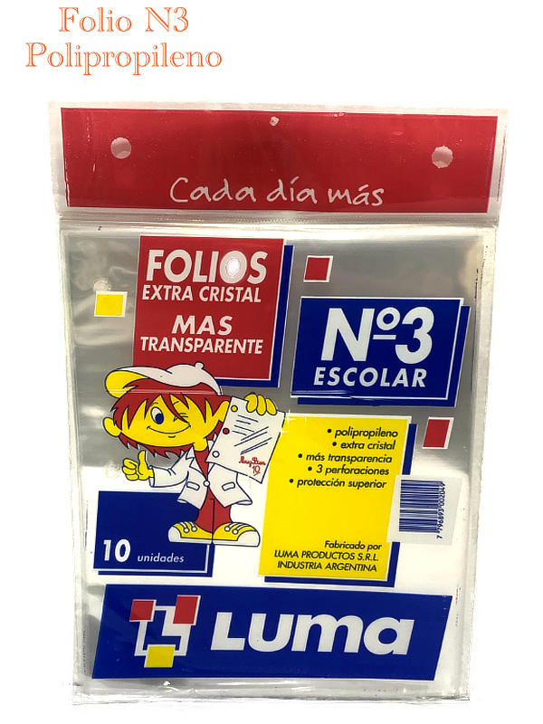 Folios luma transparente x1o luma n°3