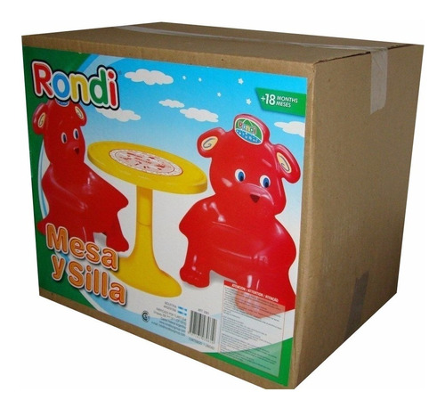 Mesa y silla ositos