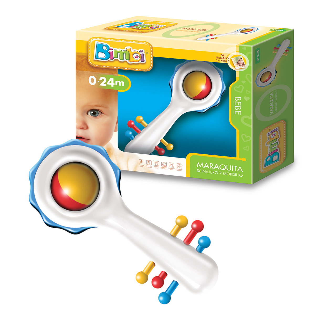 Modillo y sonaje mariquita
