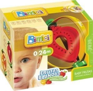 Juguete mordillo sonajero baby frutas