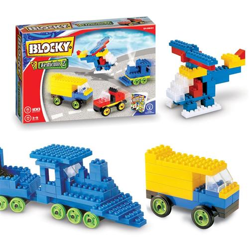Juego de bloques blocky vehiculo 2