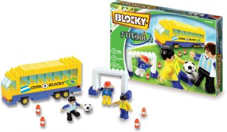 Juego de bloques clocky futbol 1