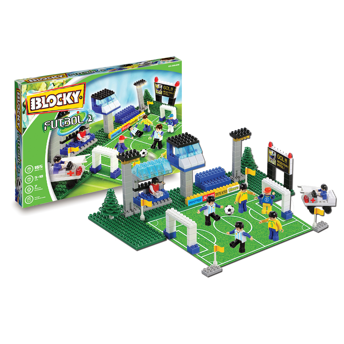 Juegos de bloques blocky futbol 2