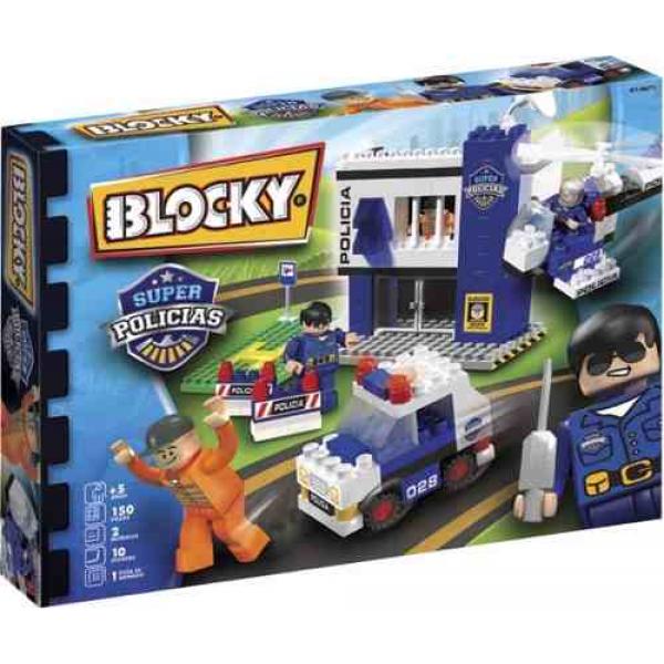 Juegos de bloques bloky super policias 2