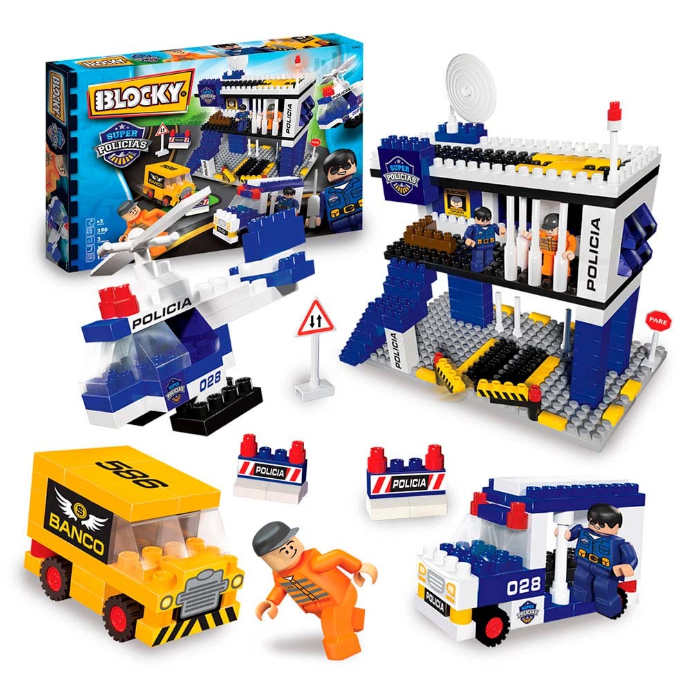 Juegos de bloques bloky super policias