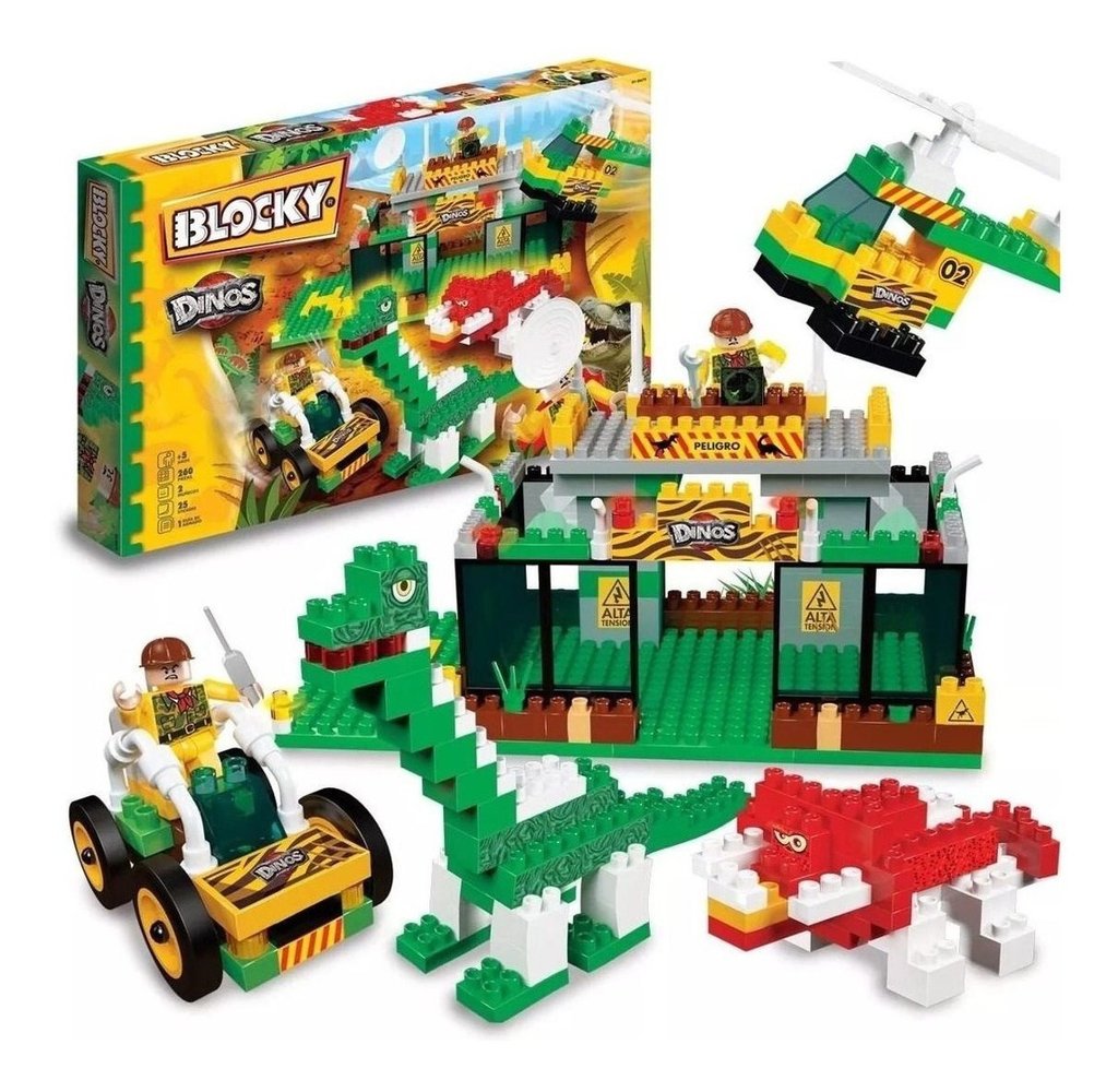 Blocky dinos x 260 pzs