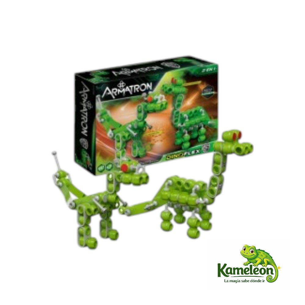Juego de bloques armatron dino flex 60 piezas