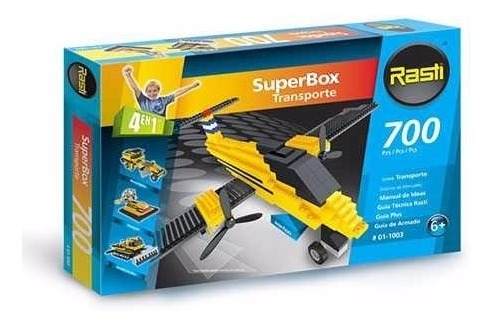 Juego de bloques rasti superbox transporte