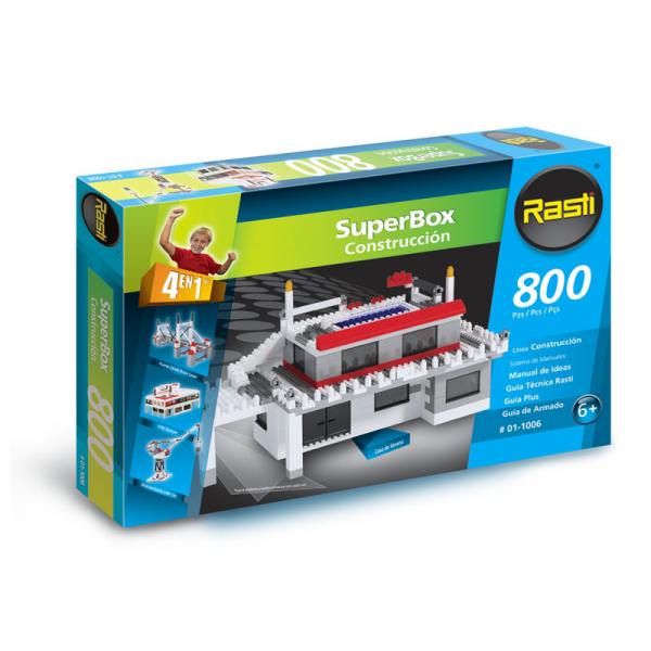 Juego de bloques rasti superbox construcciones