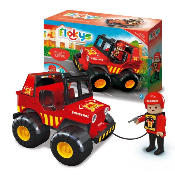 Flokys jeep 36 pzs bombero