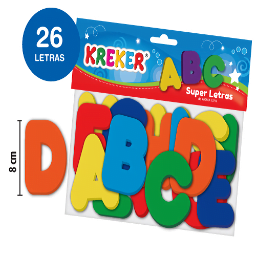 Super letras de goma eva 