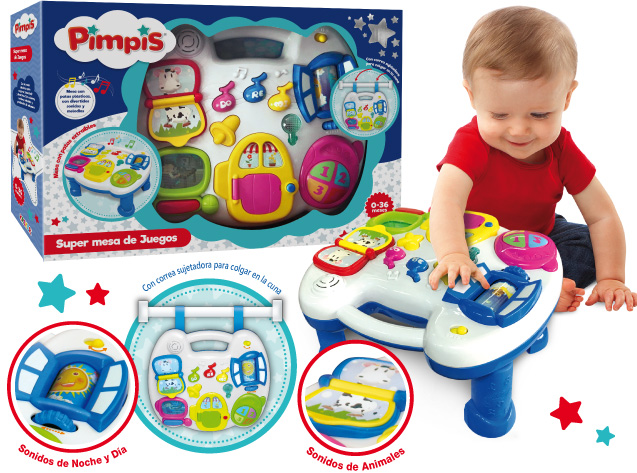 Super mesa de juegos musical pimpis