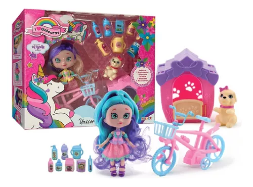 MuÑeca unicronio dolls con accesorios
