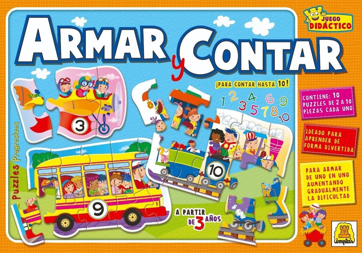 Juego de mesa armas y contar