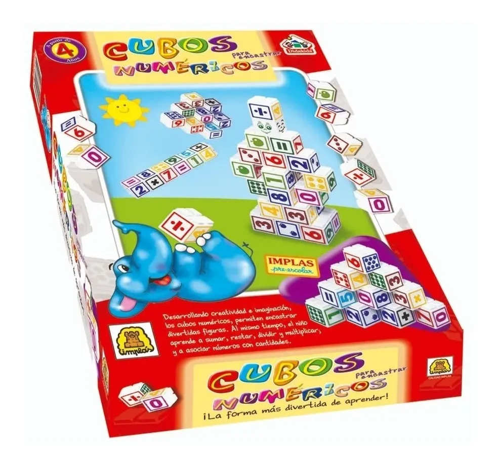 Juego de mesa cubo numerico