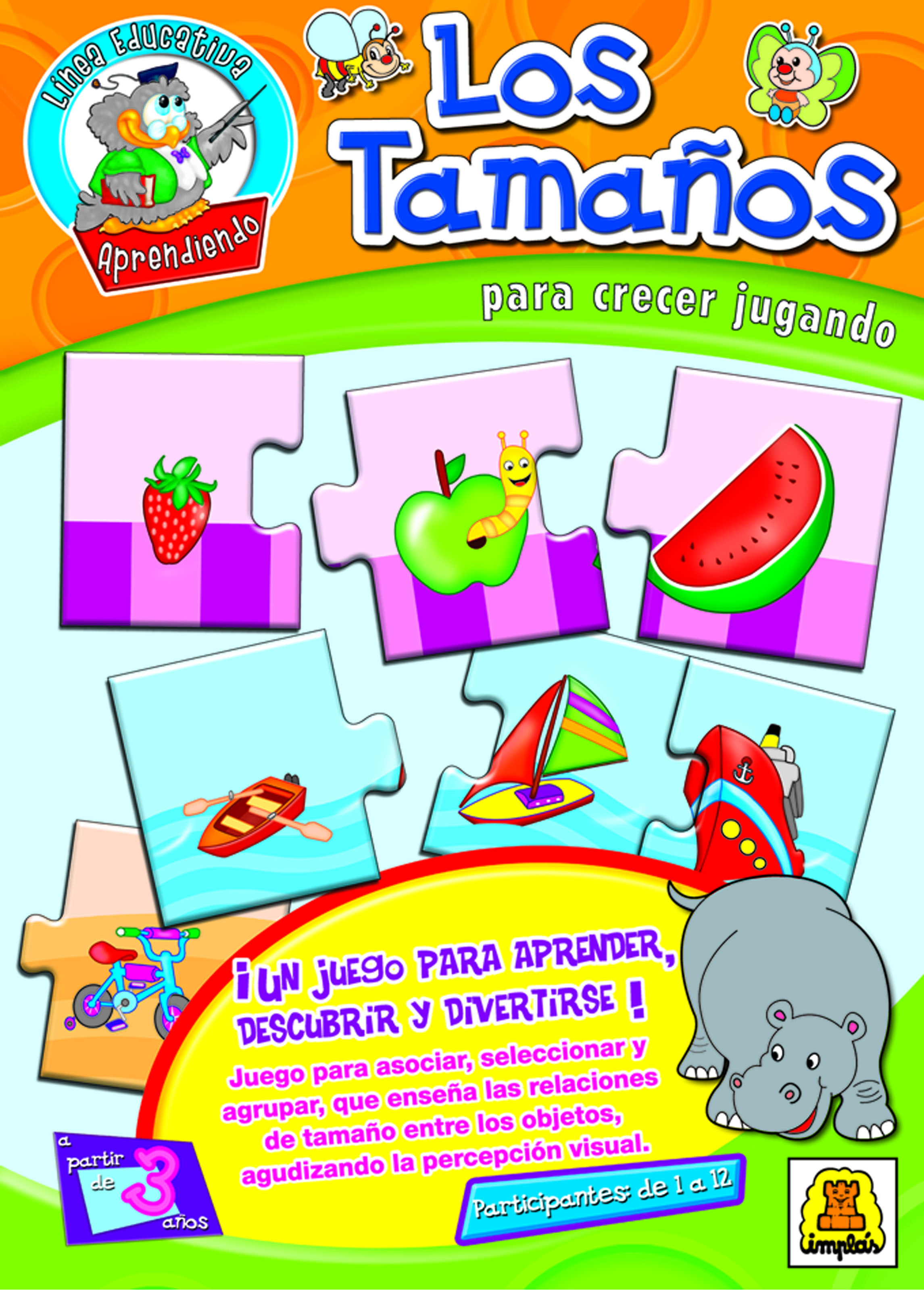Juego de mesa los tamaÑos