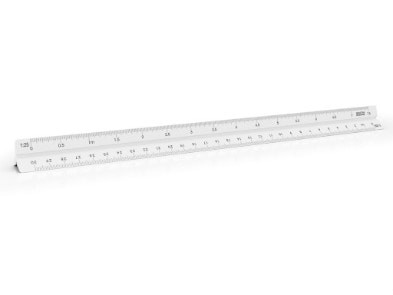 Escalimetro plantec 30cm art.14502 escalas bajas