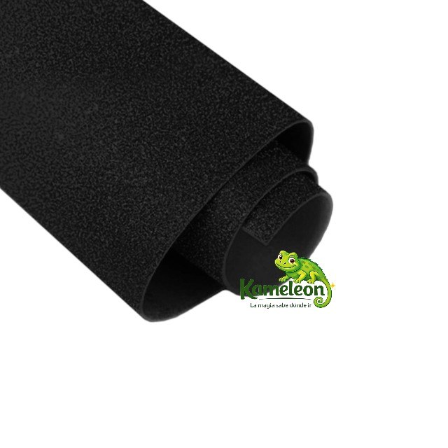 Goma eva arcolor glitter 40 x 60 negro