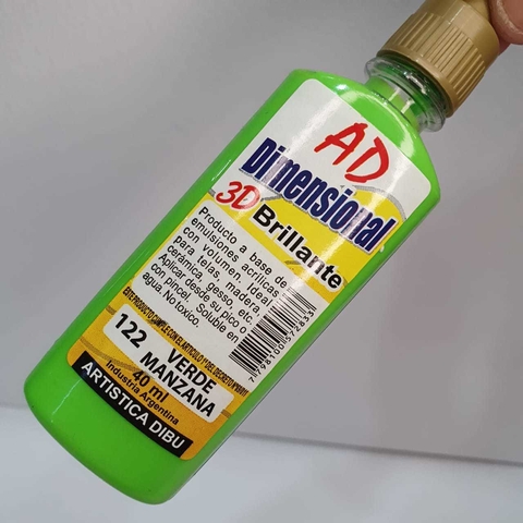 Dimensional ad 3d 122 - verde manzana x 40ml