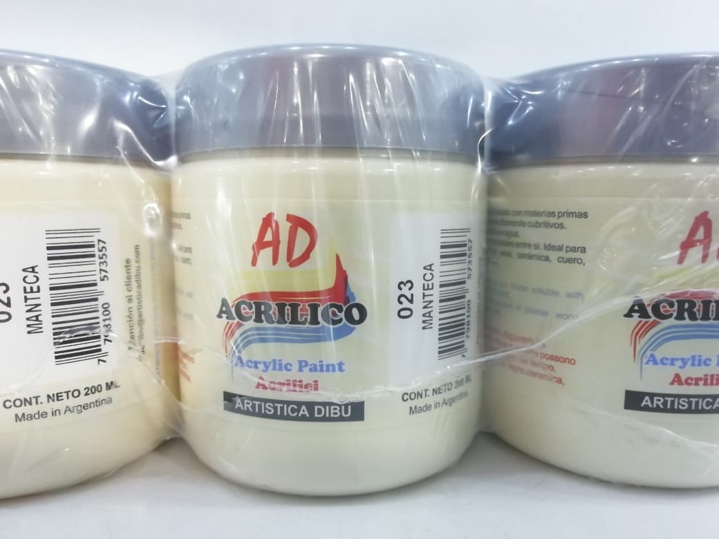 Acrilico ad 200ml 023- manteca