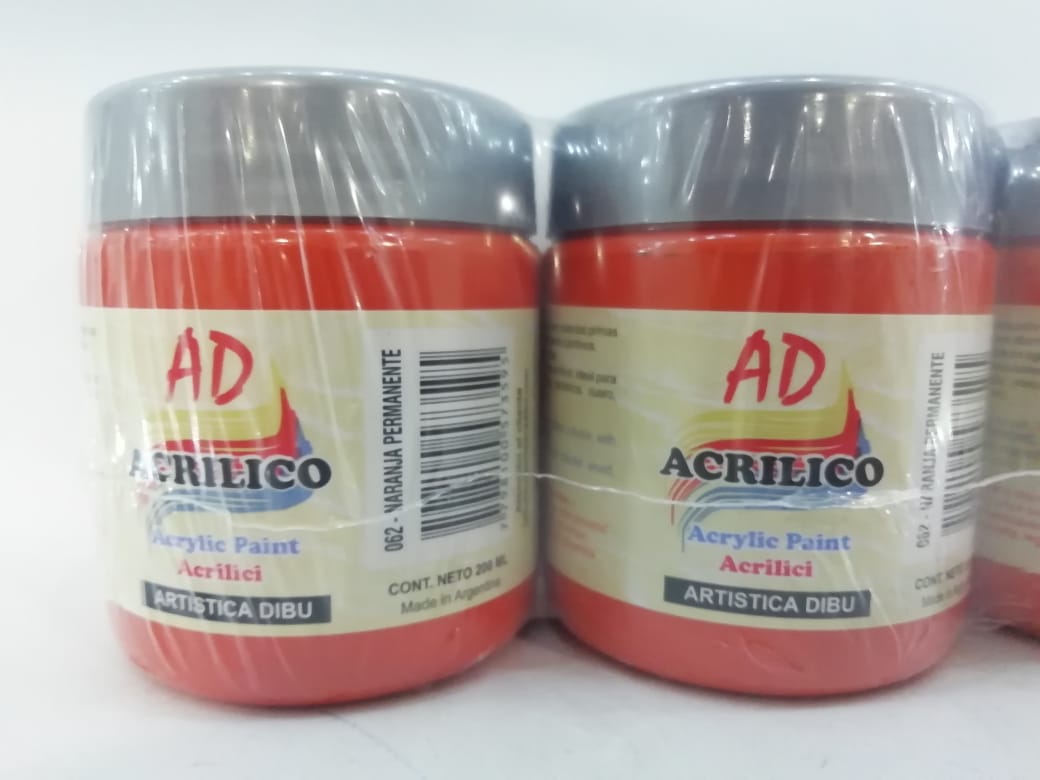 Acrilico ad 200ml 062- naranja permanente