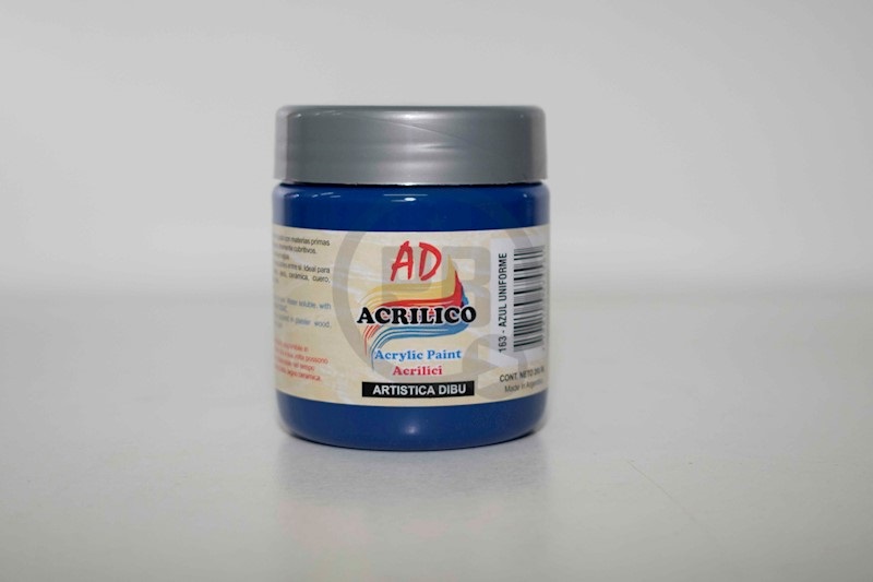 Acrilico ad 200ml 163 - azul uniforme