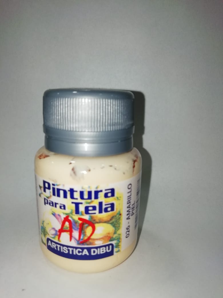 Pintura p/tela amarillo piel