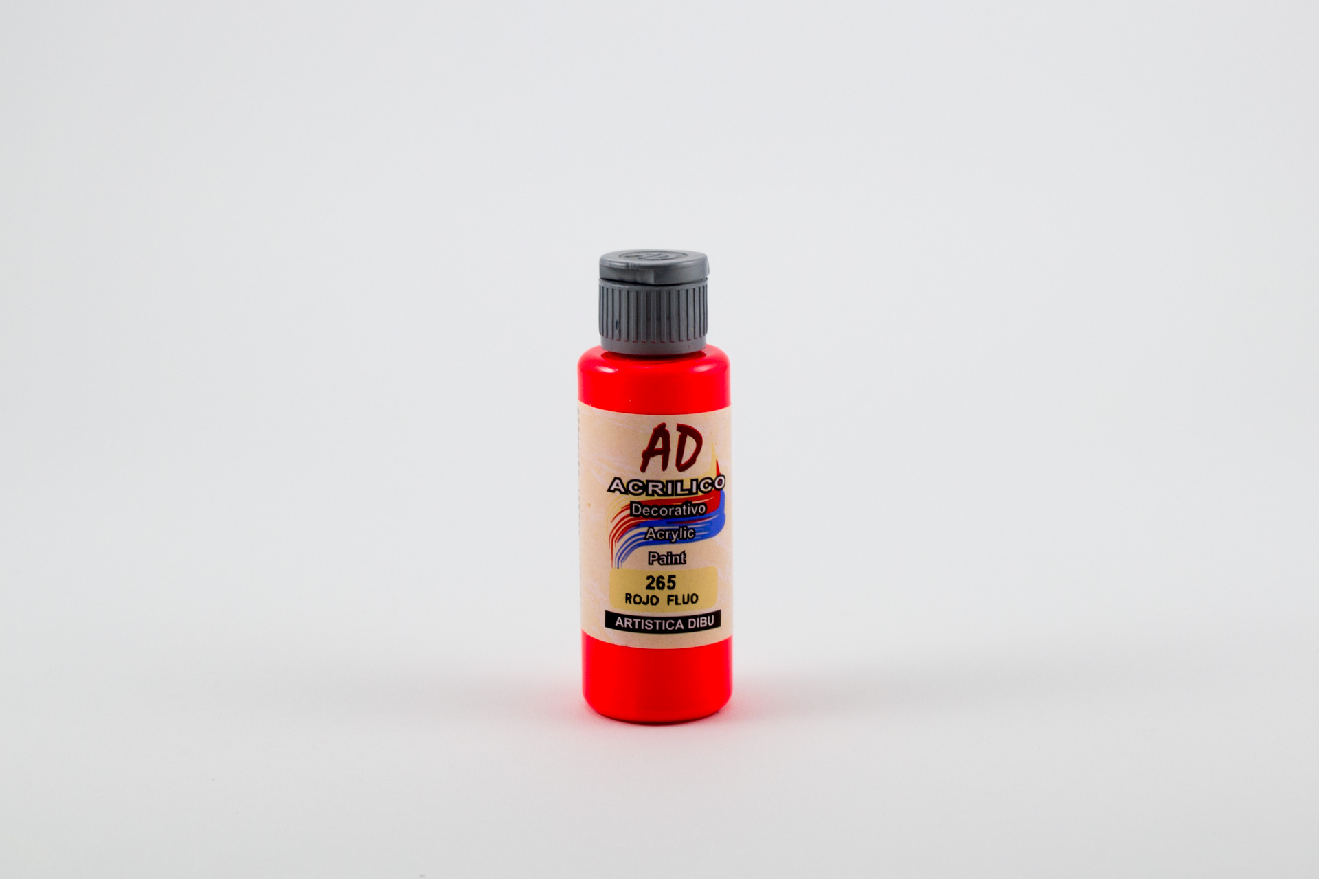 Acrilico ad rojo fluo - 265 x 60 ml.