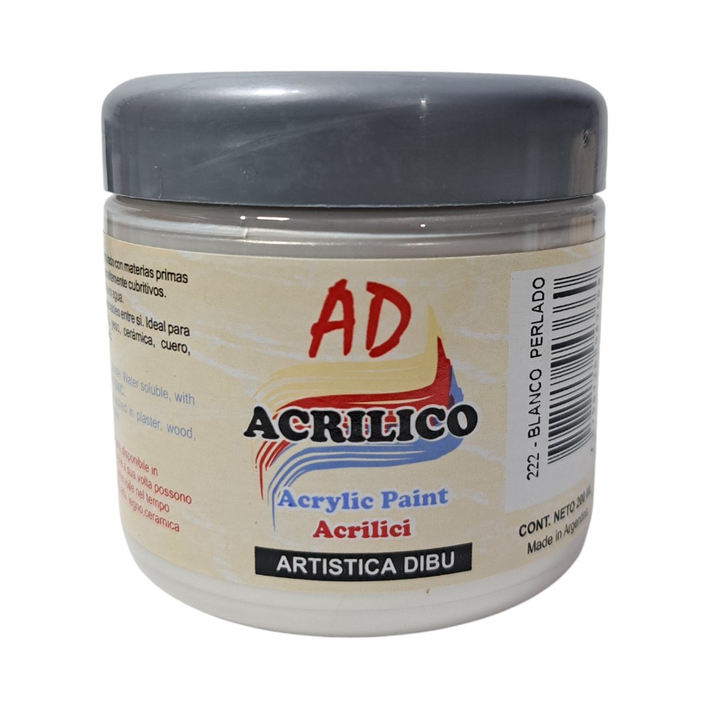Base acrilica ad 222-blanco perlado x 200ml.