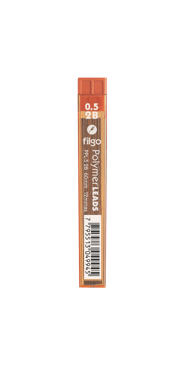 Repuesto lapiz mecanico filgo 2b 0.5 mm 
