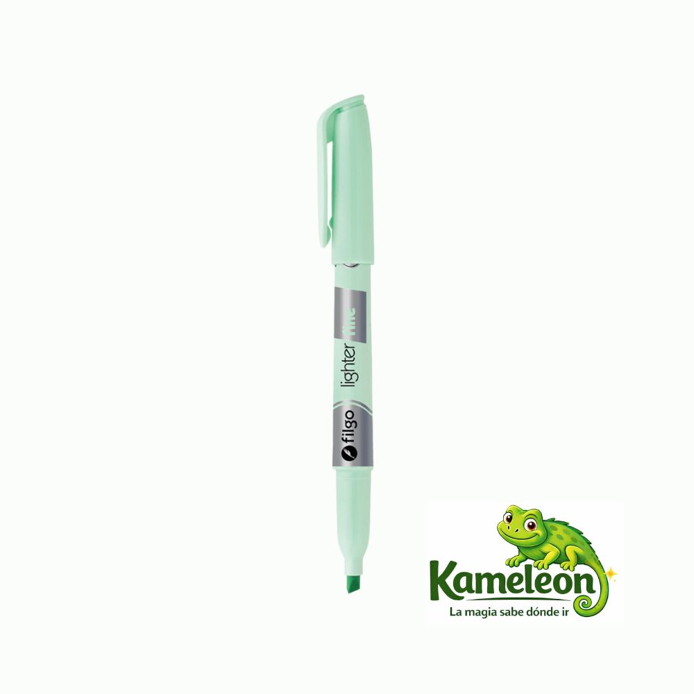 Resaltador filgo redondo verde pastel