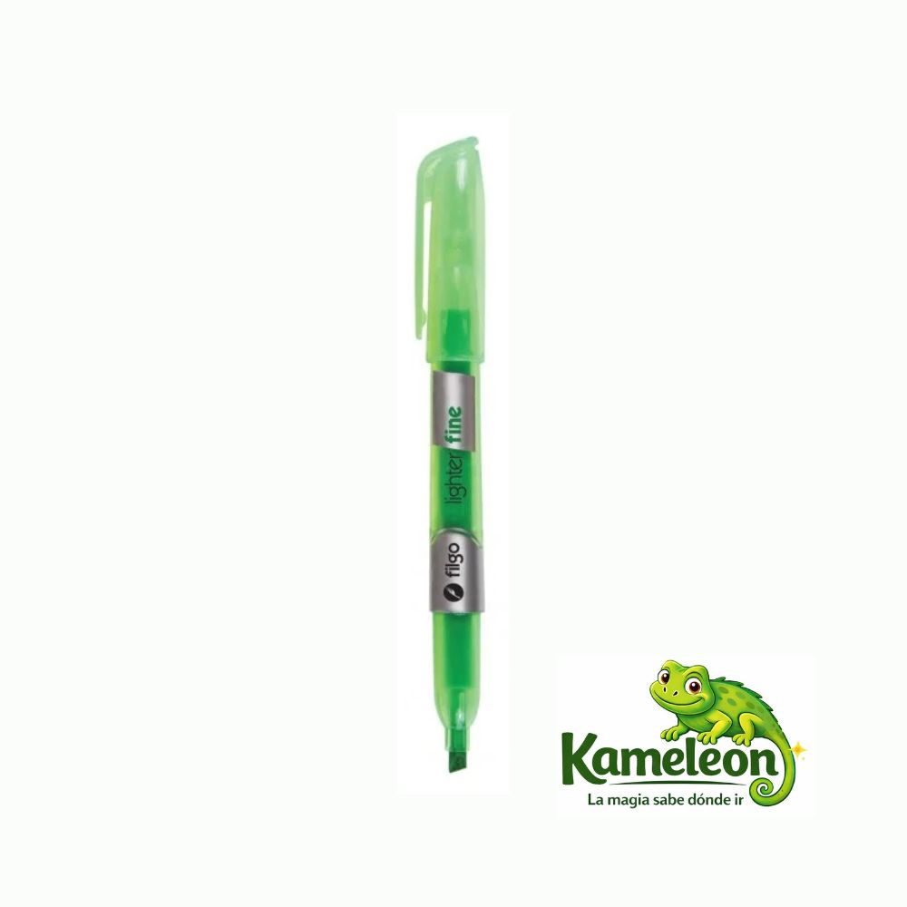 Resaltador filgo redondo verde fluo