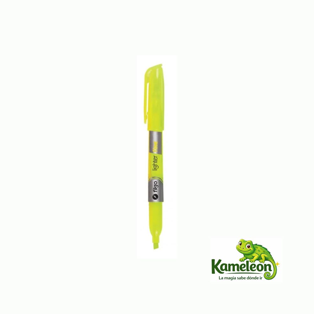 Resaltador filgo redondo amarillo fluo