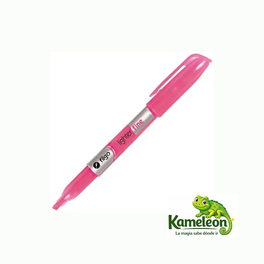 Resaltador filgo redondo rosa fluo