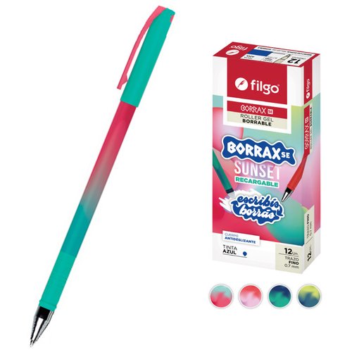Lapicera filgo borrable sunset 