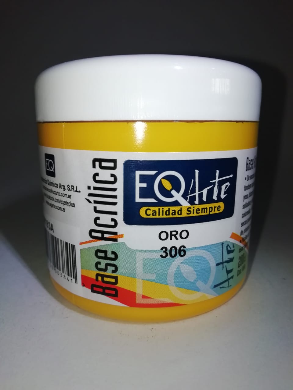 Base eq acrilica 306-oro 200cc