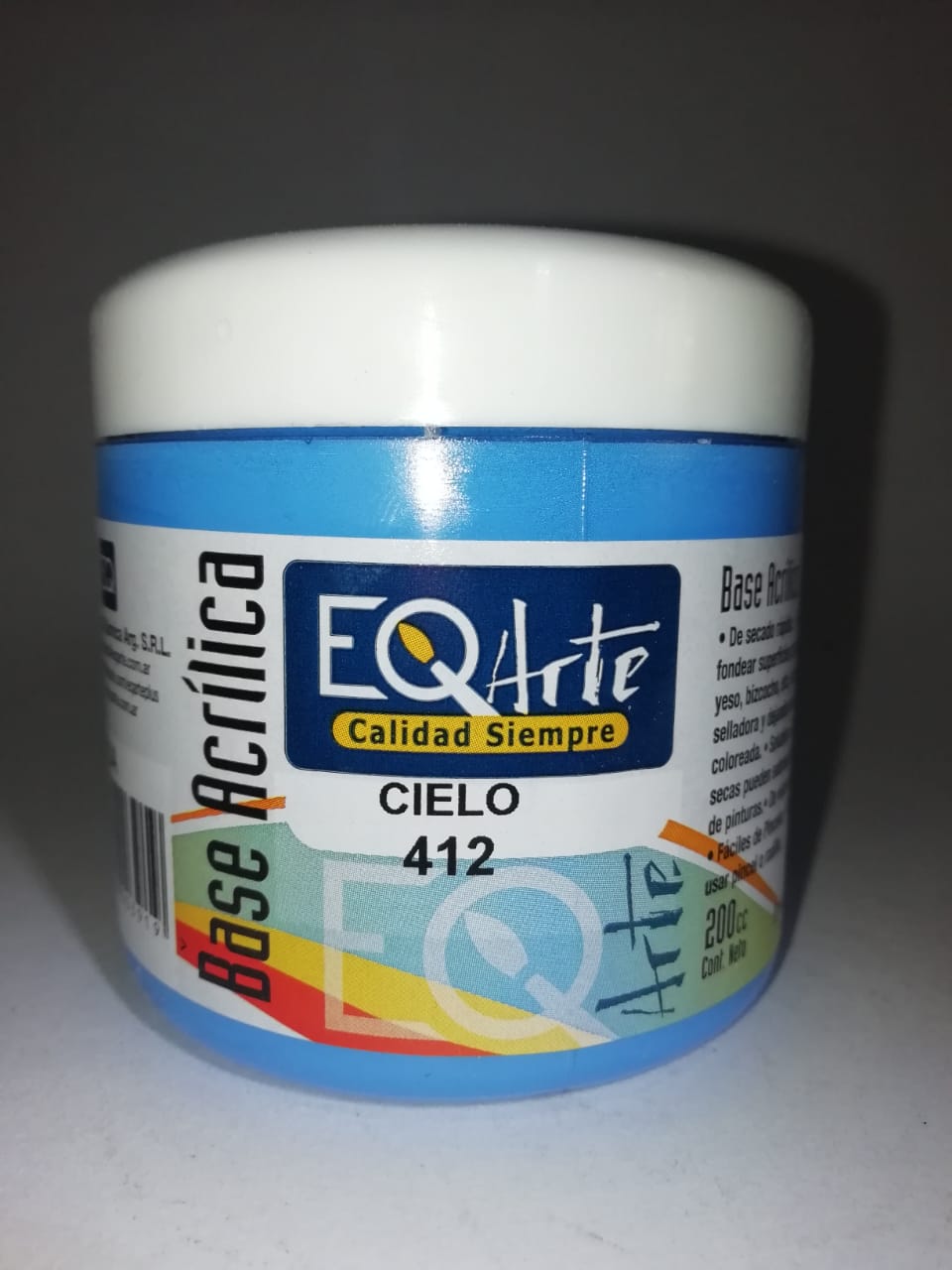 Base eq acrilica  412-cielo 200cc