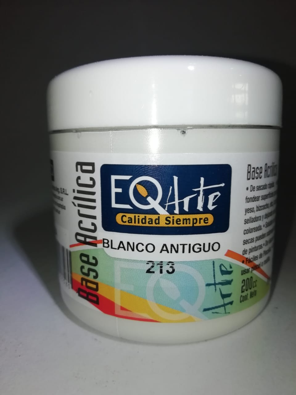 Base eq acrilica  213- blanco antiguo 200cc