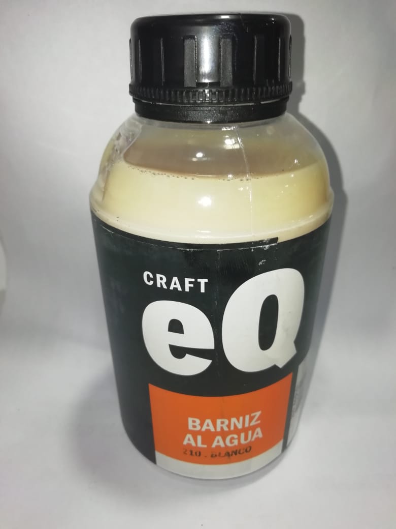 Barniz al agua eq blanco 375 cc