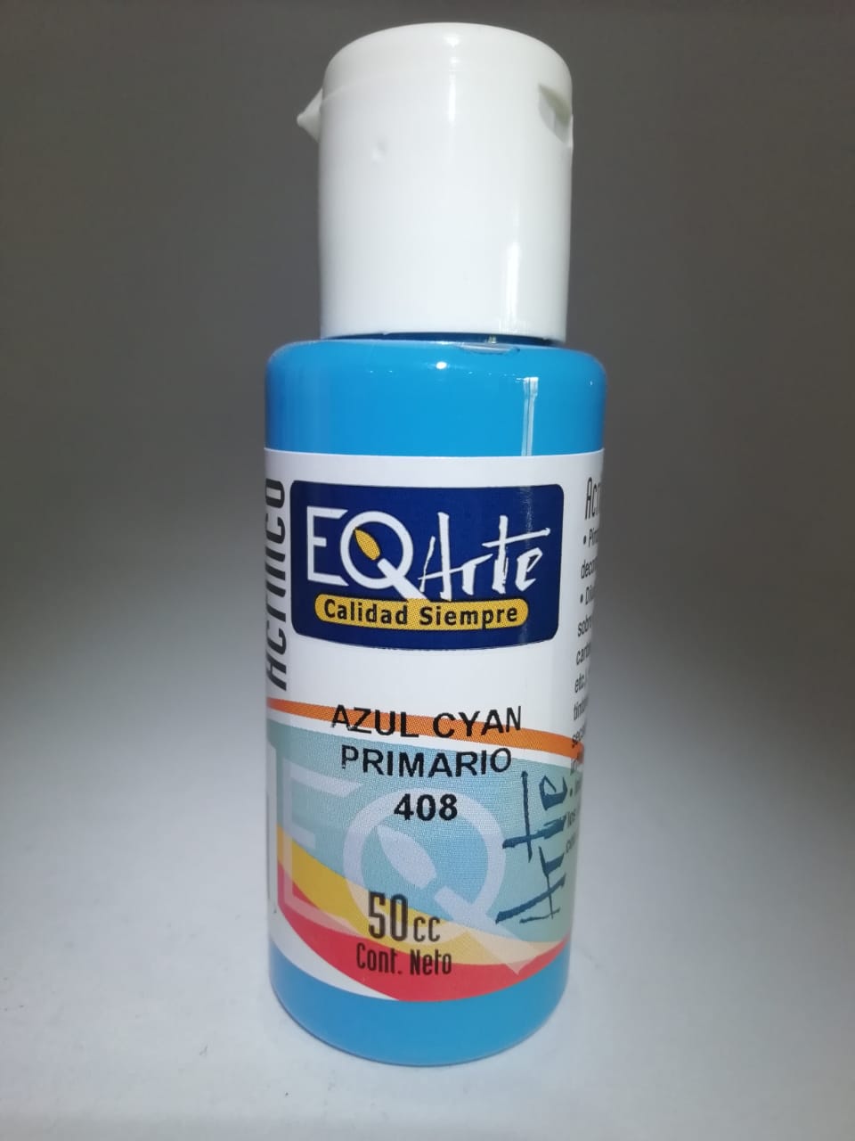 Acrilico eq azul cian primario-408