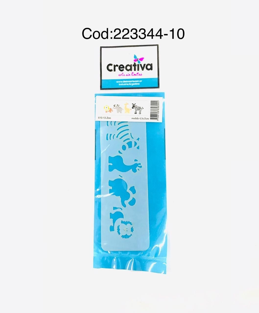 Stencil zoo 610-13