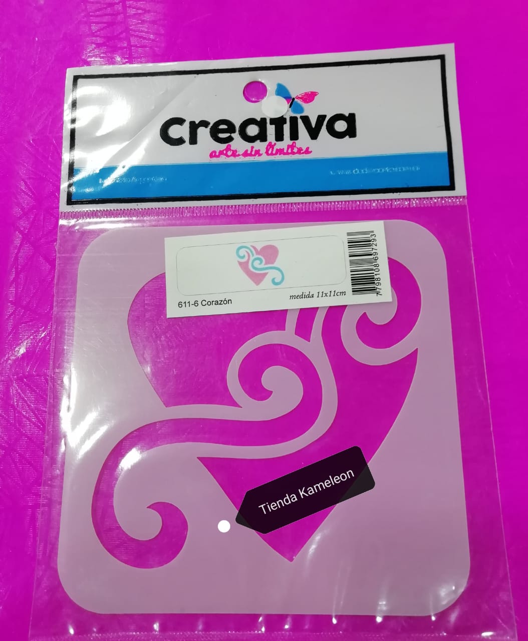 Stencil corazon 611-6