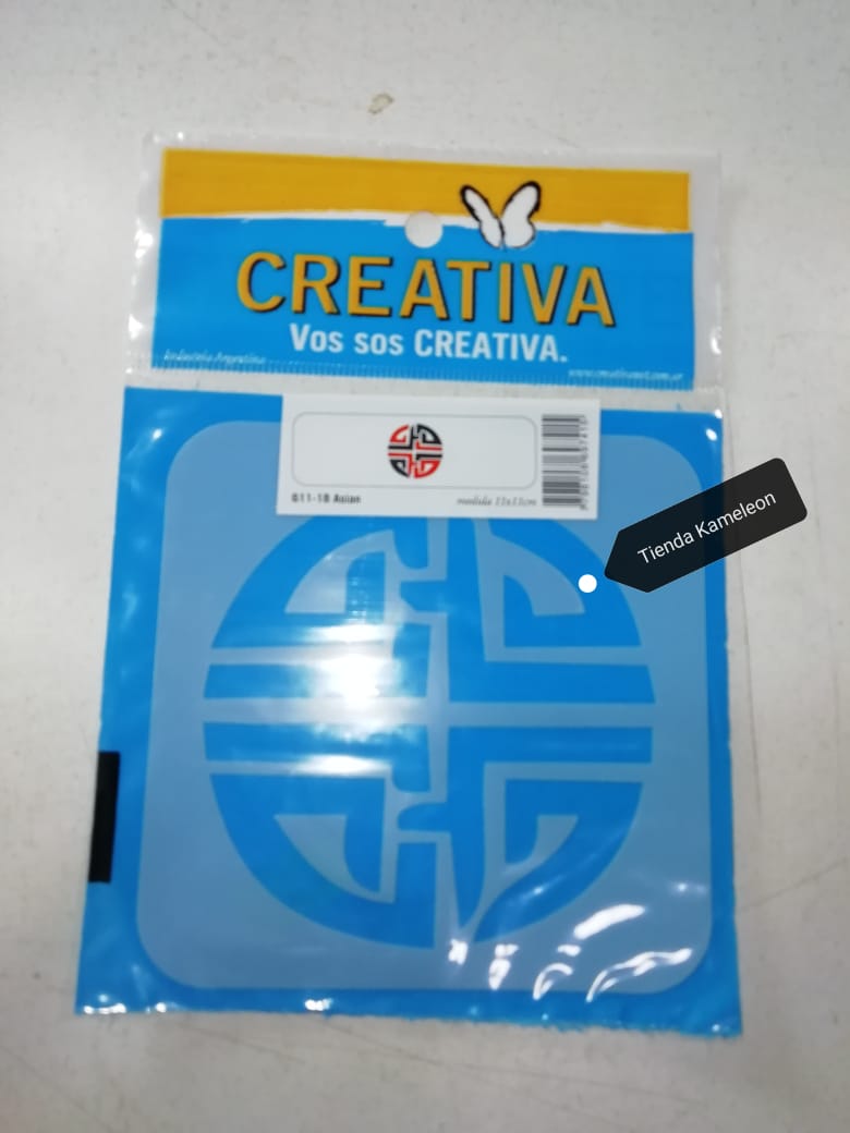 Stencil asian 611-18