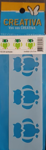Stencil lechuzas 610.29