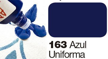 Pintura ad puff 163- azul uniforme 