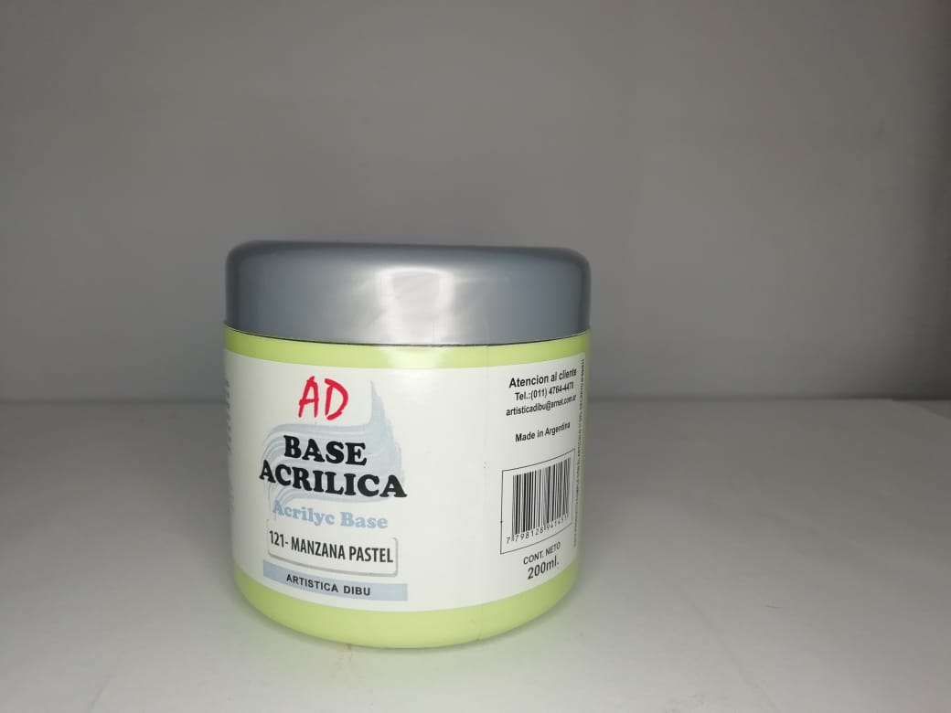 Base acrilica ad 121- manzana pastel x 200ml.
