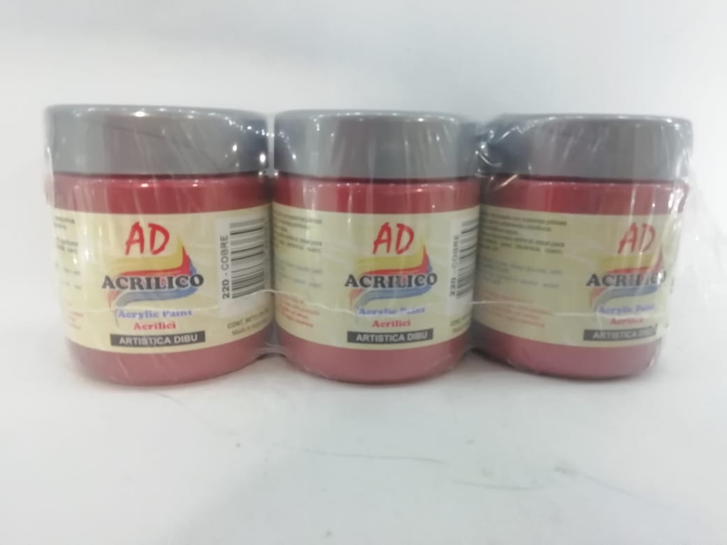 Acrilico ad 200ml 220 - cobre